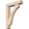 Ekena Millwork Imperial Block Smooth Bracket w/ Offset Brace, Douglas Fir, 7 1/2"W x 36"D x 48"H BKT0806X36X48IMP05SDF - alternate 1